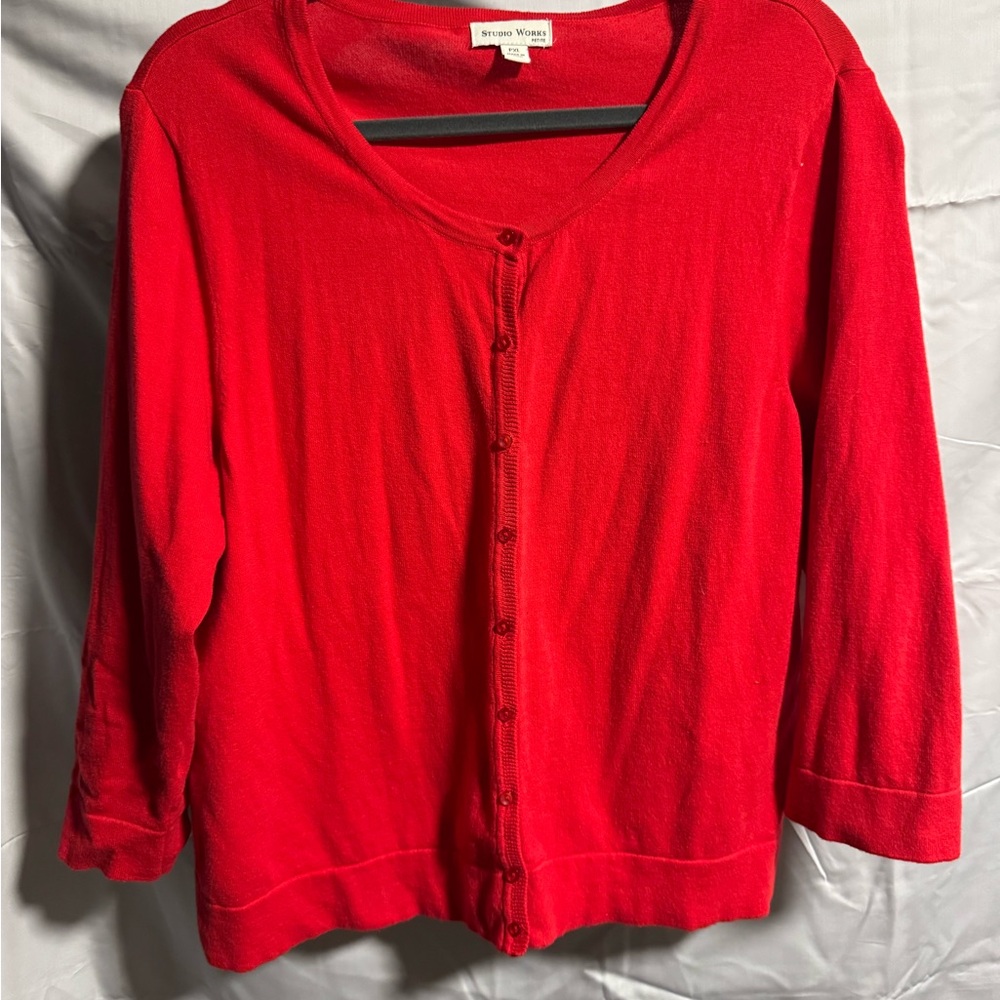 Studio Works Scarlet Knit Top